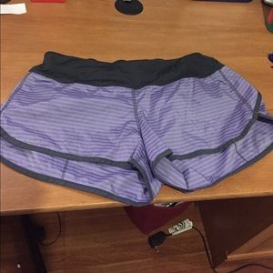 Lululemon speed shorts