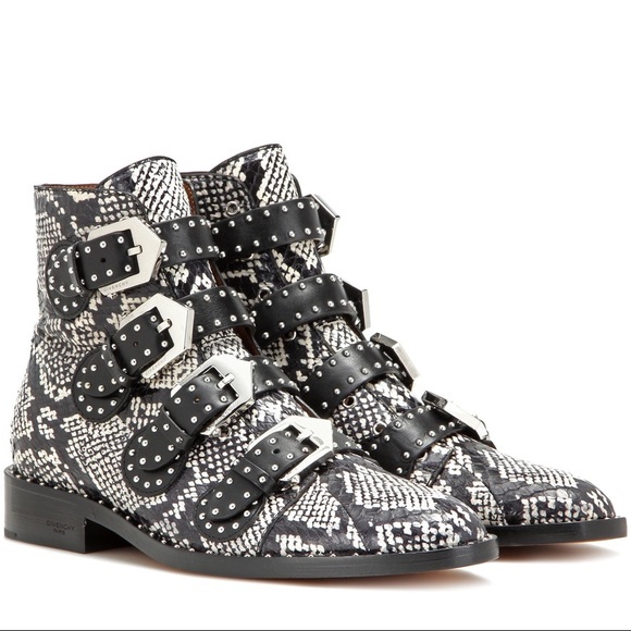 Givenchy Shoes - *SOLD*Givenchy genuine snakeskin embellished boots