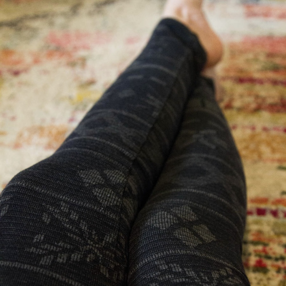 Fair Isle Nordic Snow flake Leggings