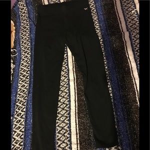 Pinks black cotton leggings