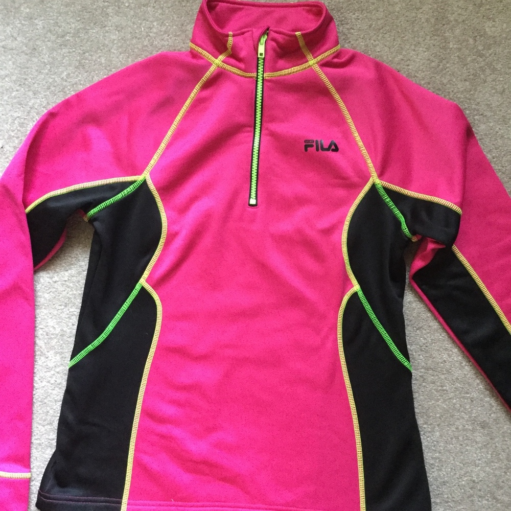 FILA Small Neon Running Jacket!