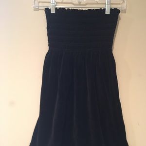 Juicy Couture Smocked Tube Swim Velour Coverup