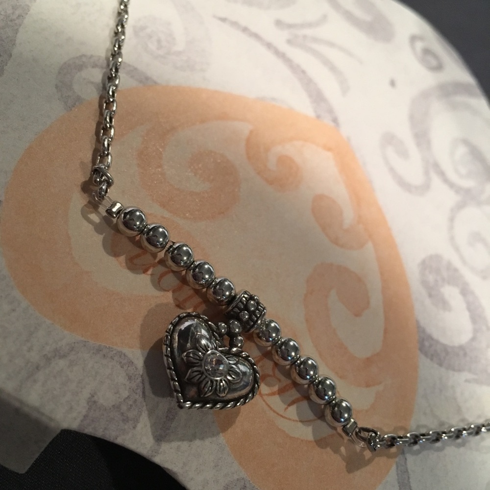 brighton bella heart necklace