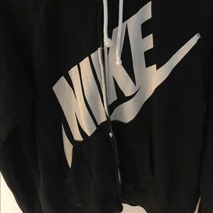 Black Nike Hooded Sweatshirt