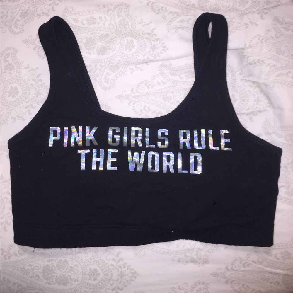 Small/XS Holo Victoria's Secret Pink Sports Bra