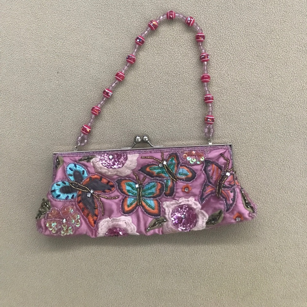 Butterfly print purse