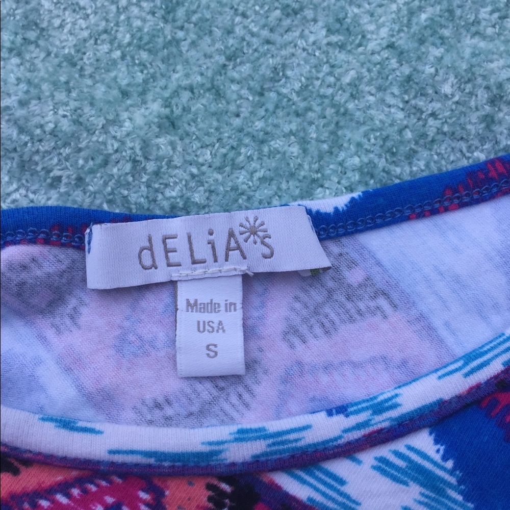 Delia's Striped Pattern Crop Top❤️ - Picture 3 of 3