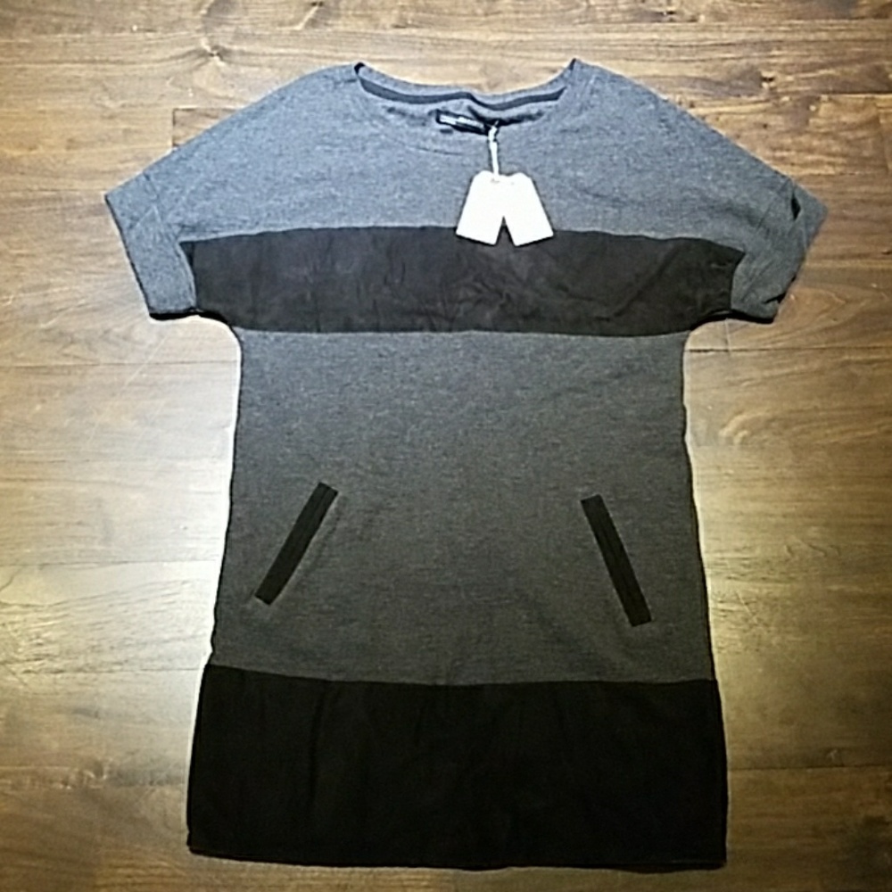 Nwt All Saints Dress  gray mini small