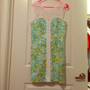 ⚡️ Sale! Green and yellow Lilly Pulitzer Dress!