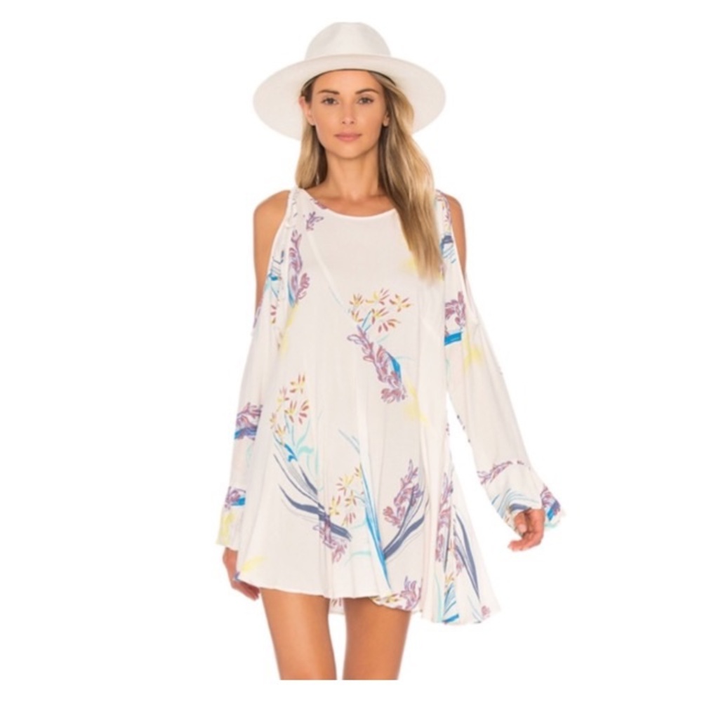 NWT Free People Clear Skies Cold Shoulder Dress