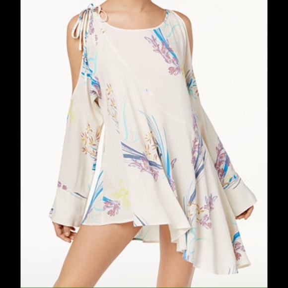 NWT Free People Clear Skies Cold Shoulder Dress - Picture 4 of 6
