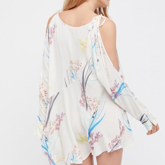 NWT Free People Clear Skies Cold Shoulder Dress - Picture 5 of 6