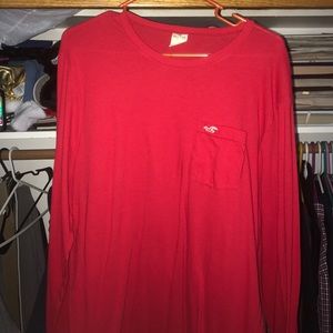 Light Weight Red Long Sleeve Shirt