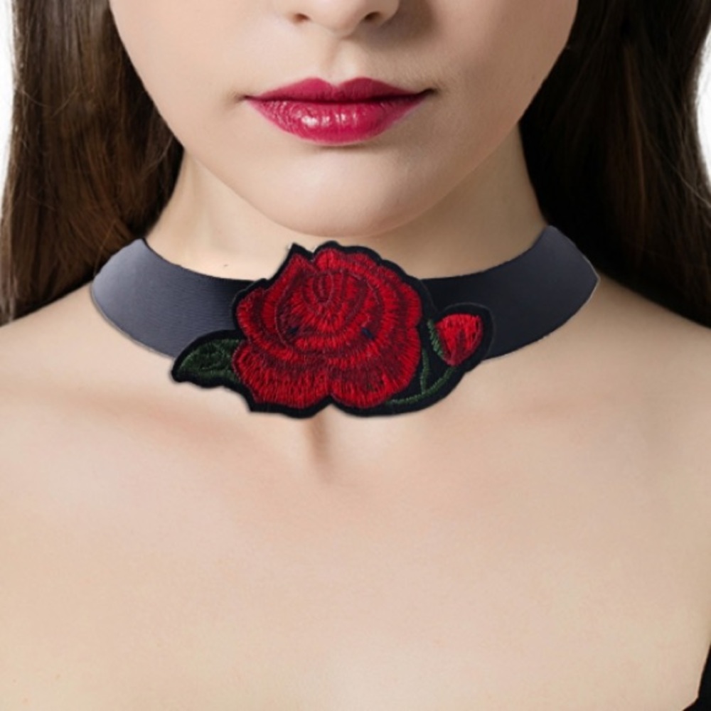 Beautiful bohemian Floral chocker necklace - Picture 3 of 6
