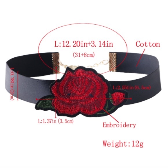 Beautiful bohemian Floral chocker necklace - Picture 4 of 6