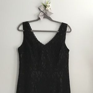 Black Lace Cocktail Dress
