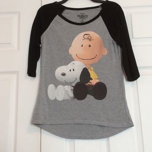 Peanuts half sleeved top