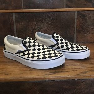 Vans checkerboard slip on