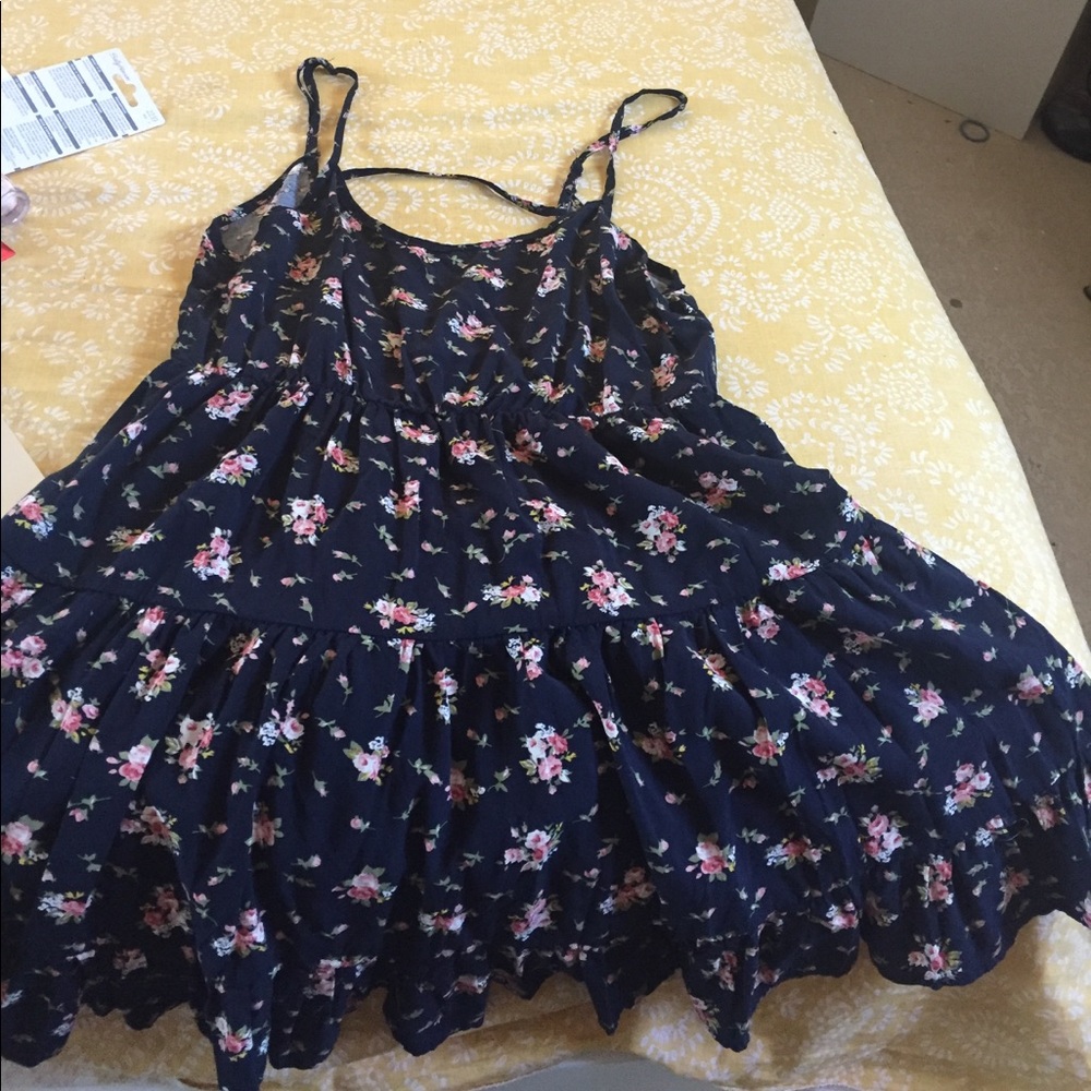 Floral Navy Dress