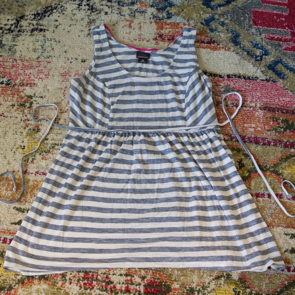 MOTHERHOOD Maternity Sleeveless Stripe Top