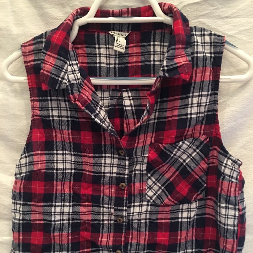 Plaid Crop Top