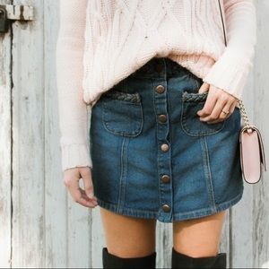 Denim skirt