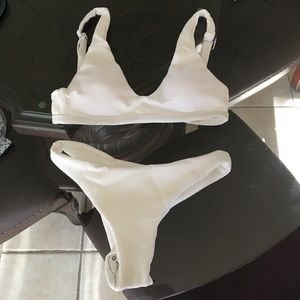 White padded bikini