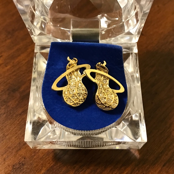 Hip Hop Bling Iced Out Miami Heat Stud Earring - Picture 1 of 3