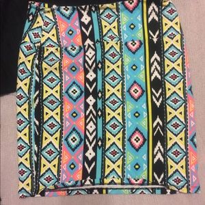🔥 3/10$ Multi colored tribal skirt 🔥