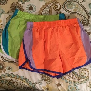 Girls 2 Pack Danskin Running Shorts