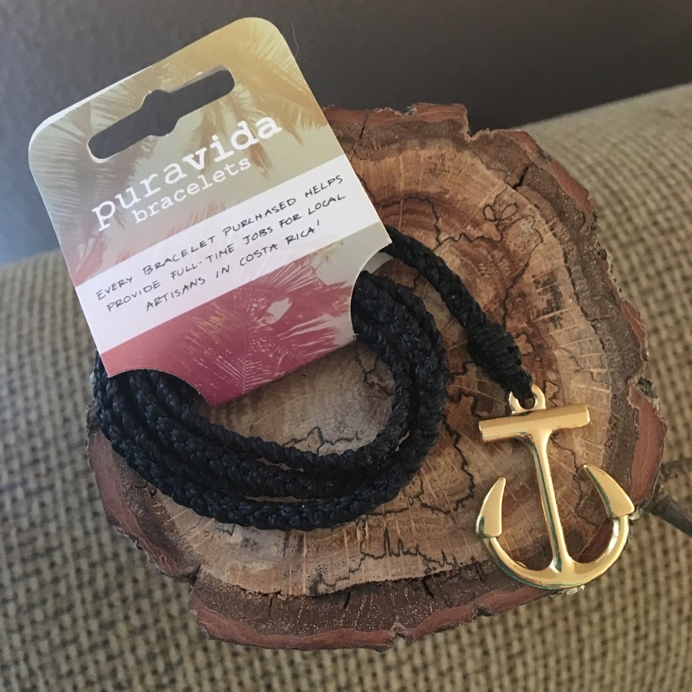 Pura Vida Anchor Bracelet