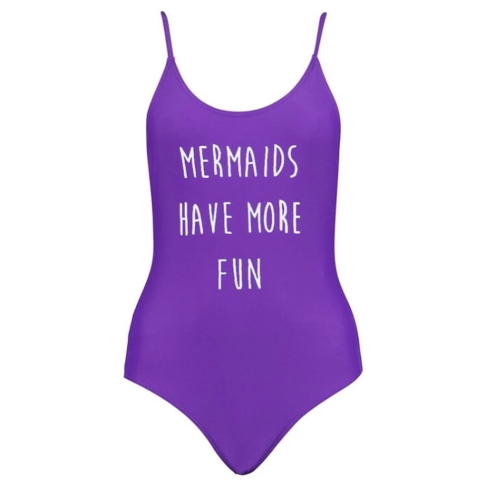 💦 Mermaids Have More Fun One Piece Swimsuit 💦