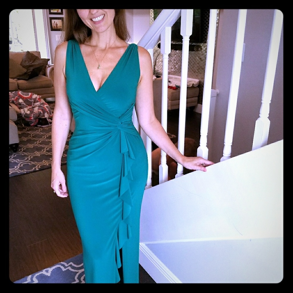 Ralph Lauren Green Gown