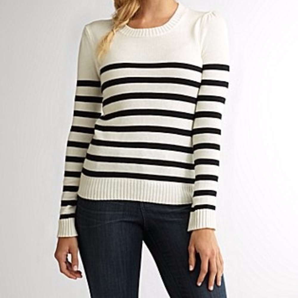 SHADE Long Sleeve Nautical Stripe Sweater