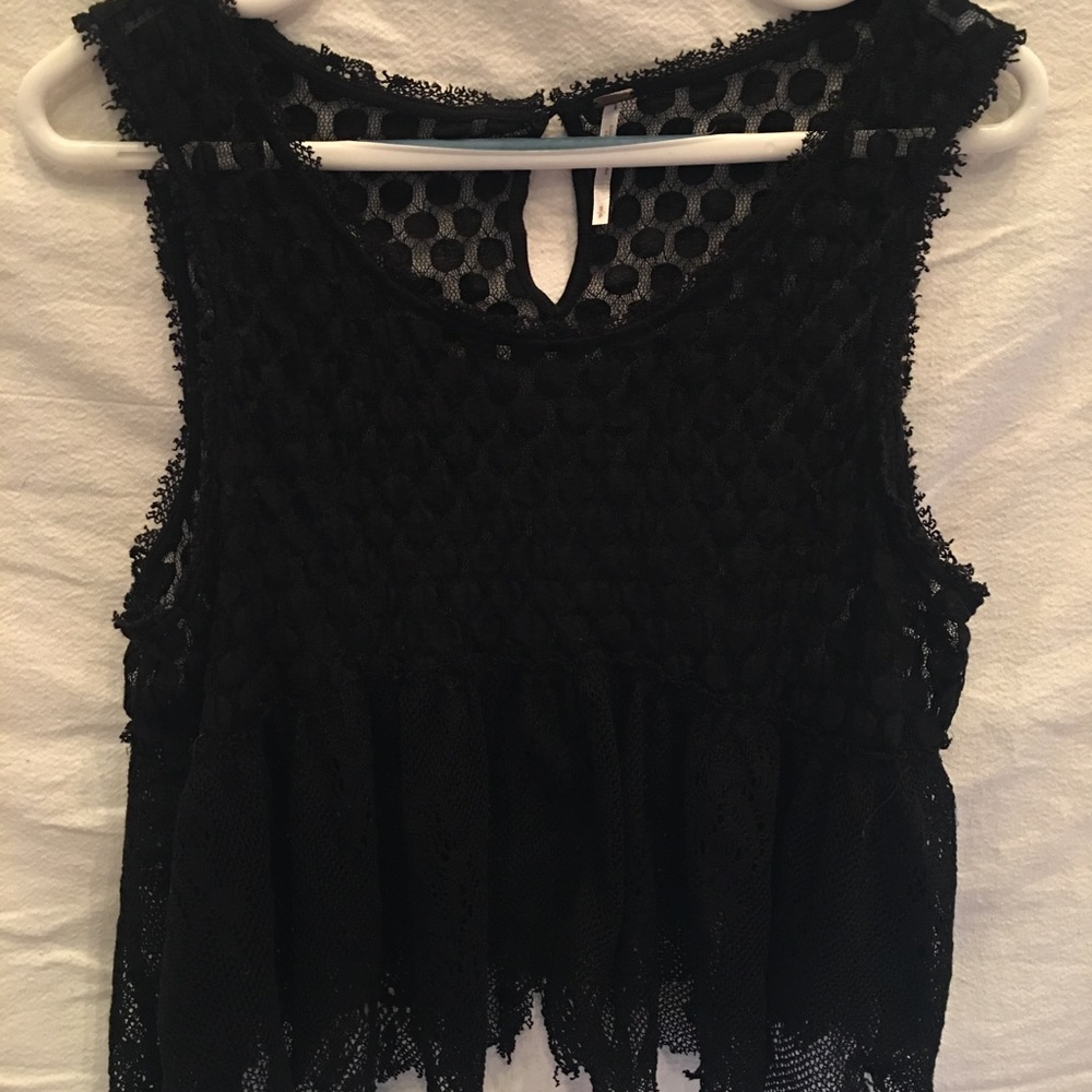 Free People Lace Blouse