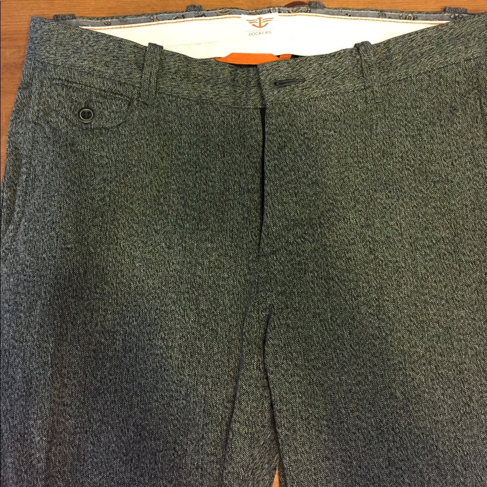 Men's Docker Dress Pant Gray/Black