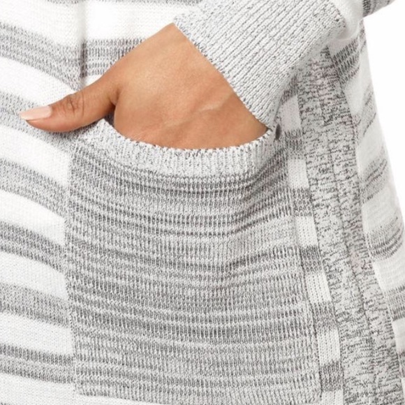 NWT CALVIN KLEIN HIGH LOW LONG CARDIGAN - Picture 4 of 5