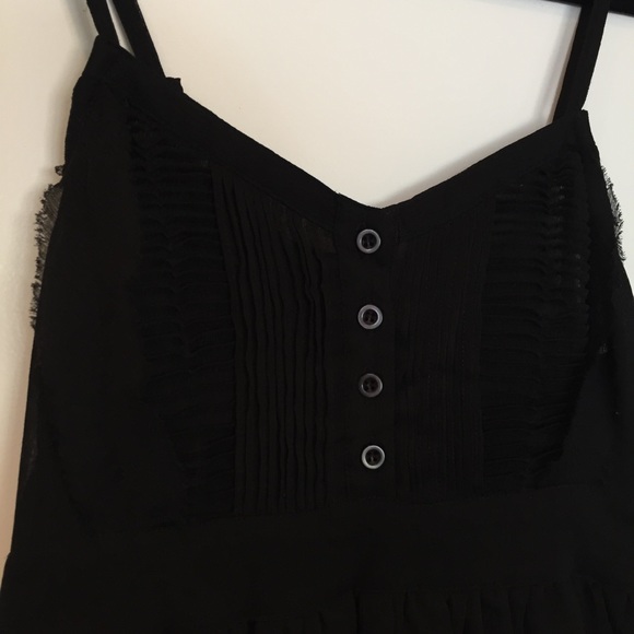 Black Tank Blouse - Picture 2 of 8