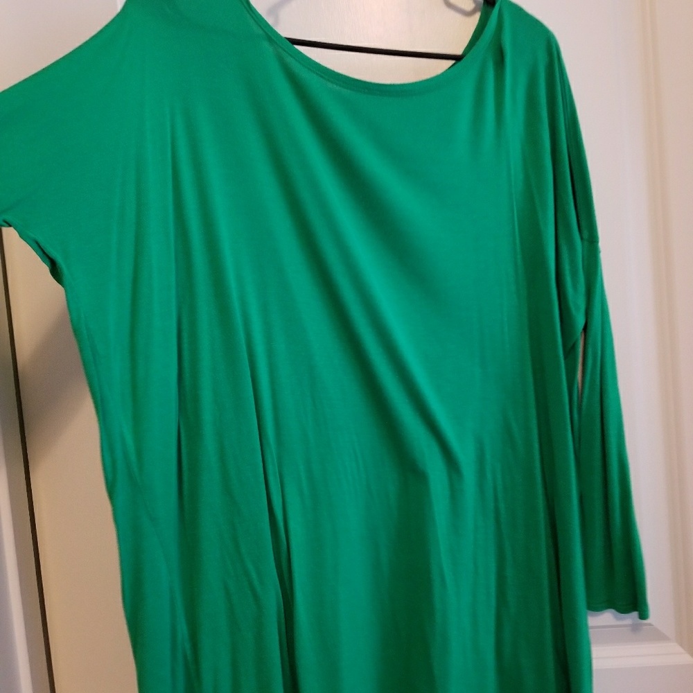 Green dolman tunic