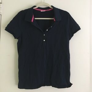 DKNY cap sleeve polo