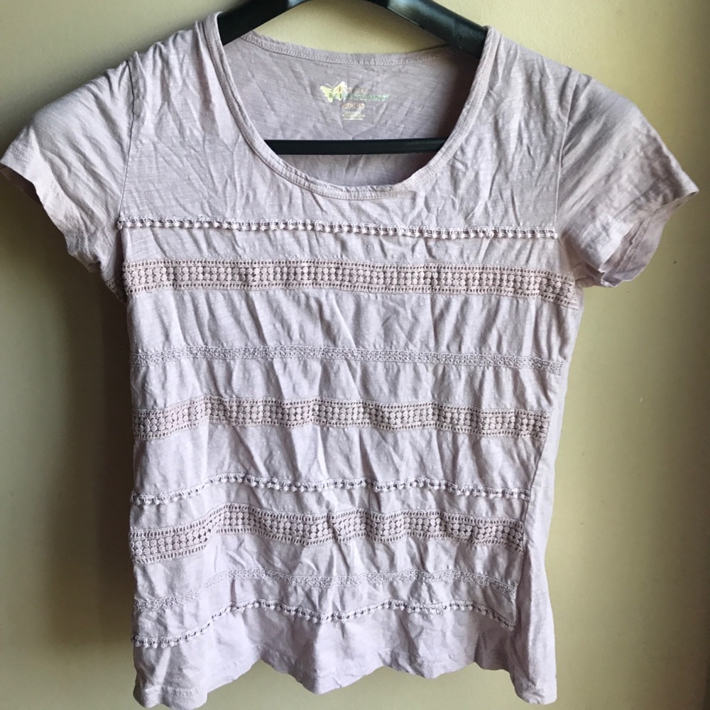 BLUSH PINK TEE Y49