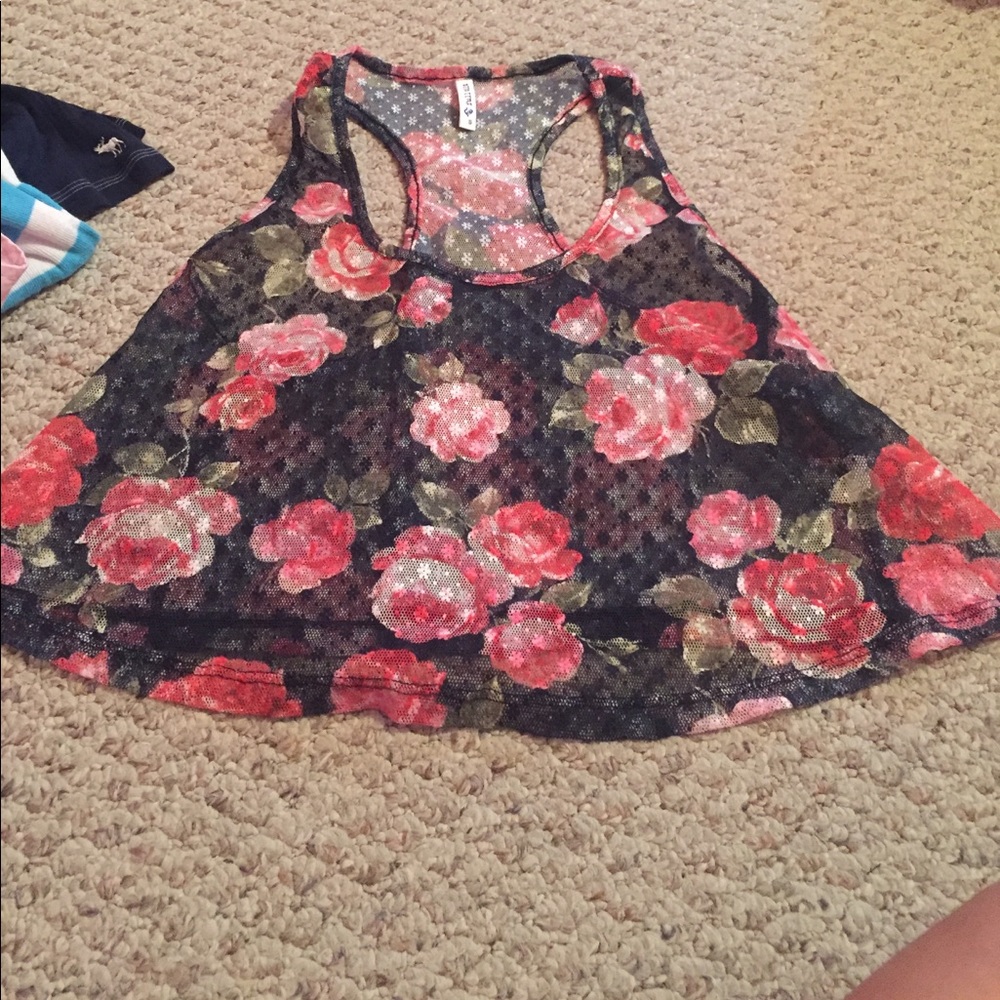 Floral crop top