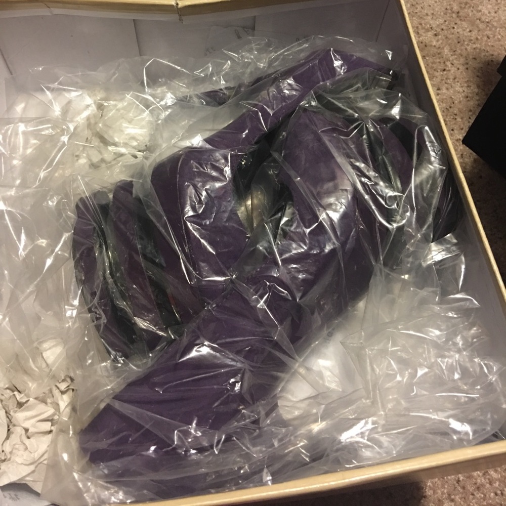 Purple 5.5 inch heel