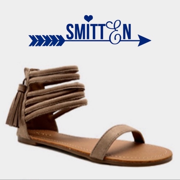 Shoes - LAST - JUSTINE hello spring sandal - TAUPE Shoes - LAST - JUSTINE hello spring sandal - TAUPE