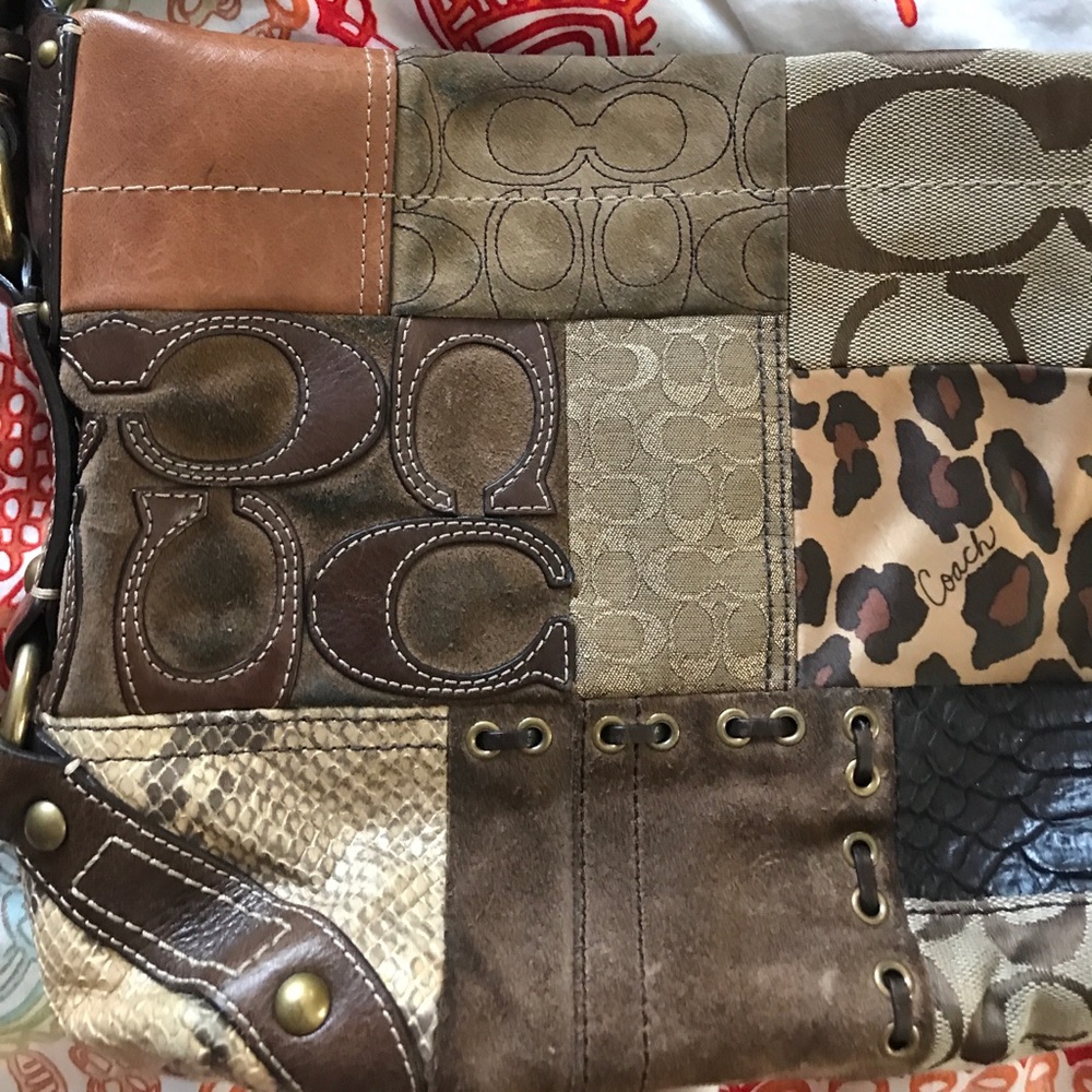 Coach patchwork bag. - Picture 2 of 8