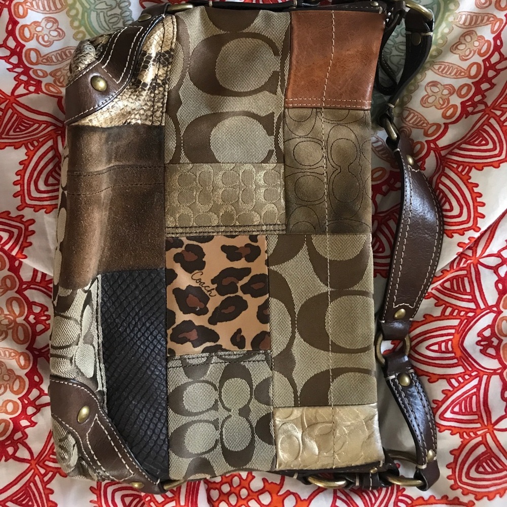 Coach patchwork bag. - Picture 4 of 8