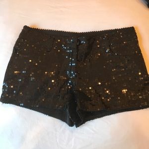 Sequin shorts