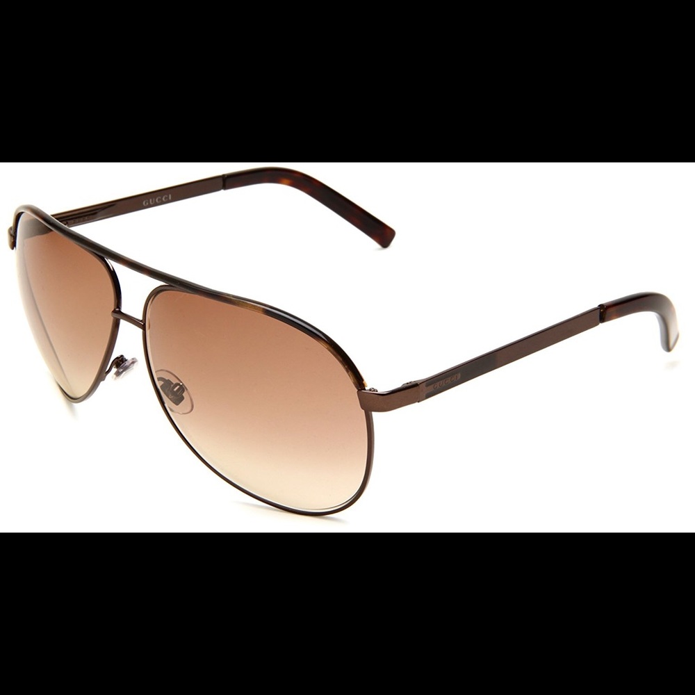 Gucci 1827/S Aviator Sunglasses, Chocolate