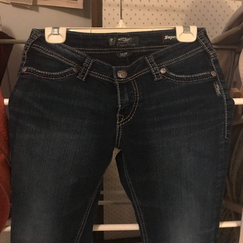 Silver suki jeans