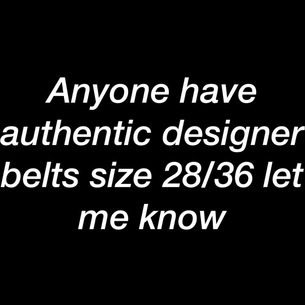 Looking to buy designer belt